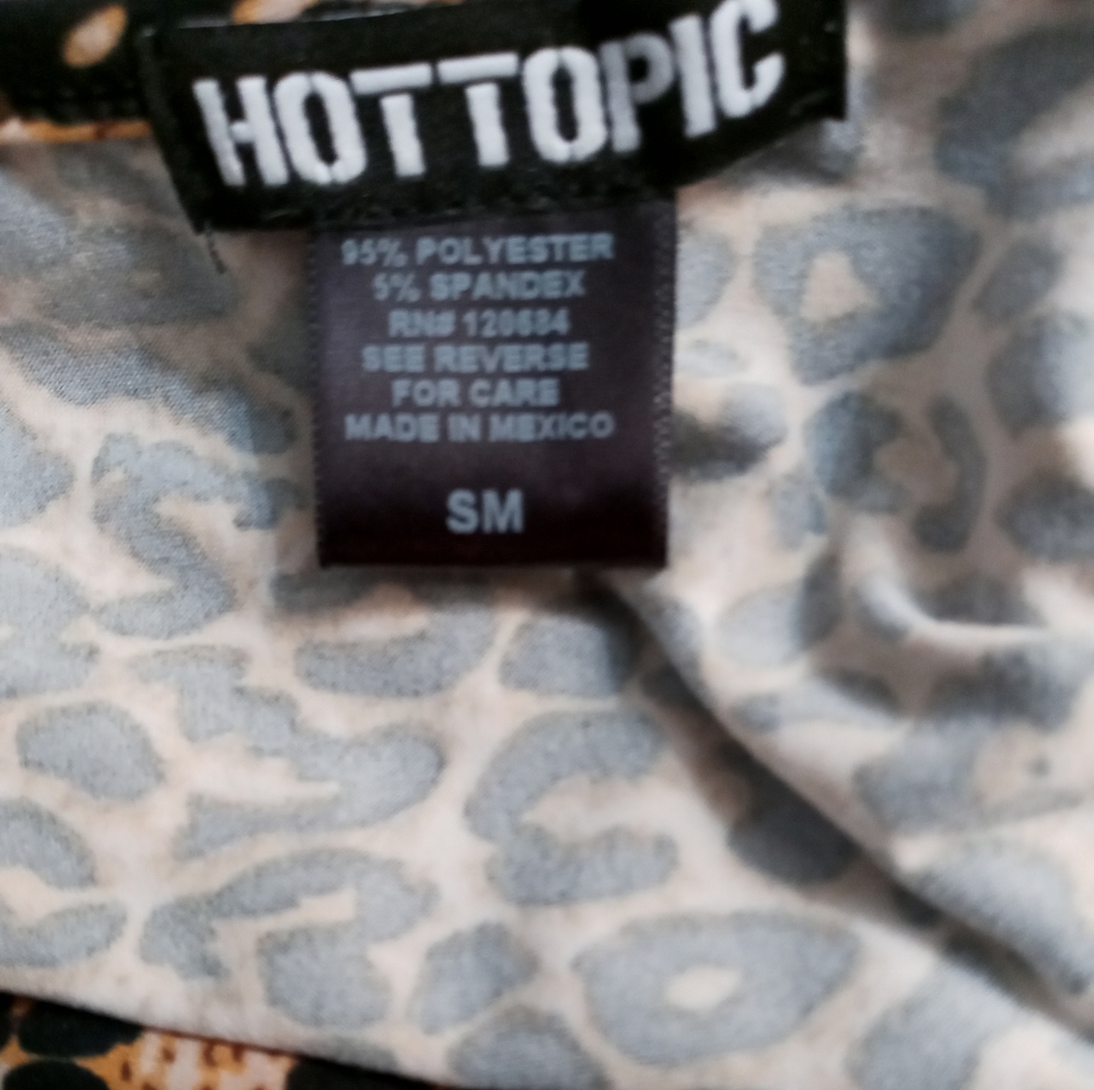 Hot Topic Leopard Skater Dress - Picture 6 of 6